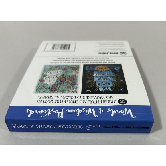 Words Of Wisdom Postcards For Inspirational Coloring Kane Miller EDC Publishing - Picture 8 of 8